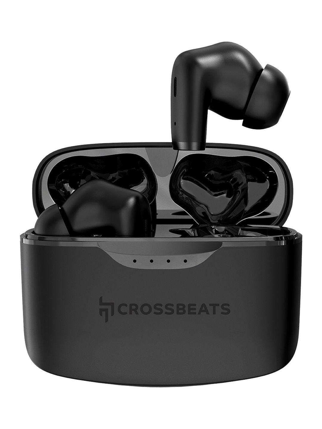 crossbeats black 60hours playtime 13mm driver4 enc mics bluetooth opera earbuds