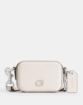 crossbody pouch with detachable strap