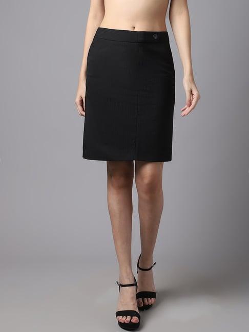 crozo by cantabil black skirt