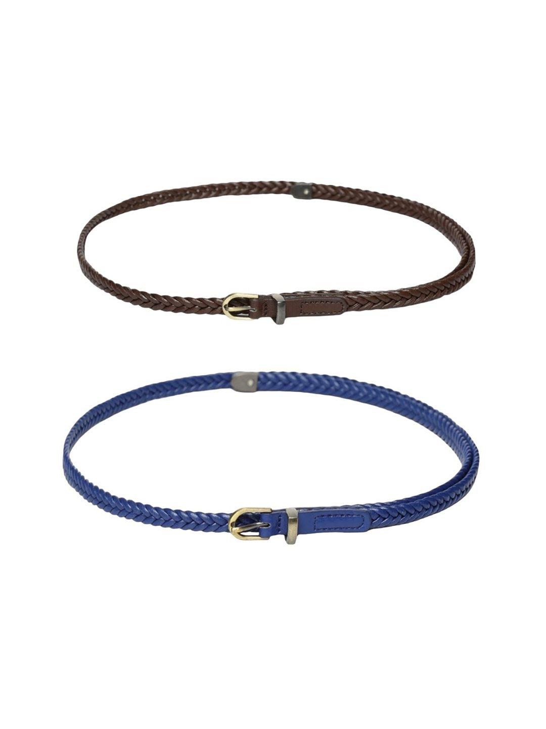 crusset girls set of 2 braided belts