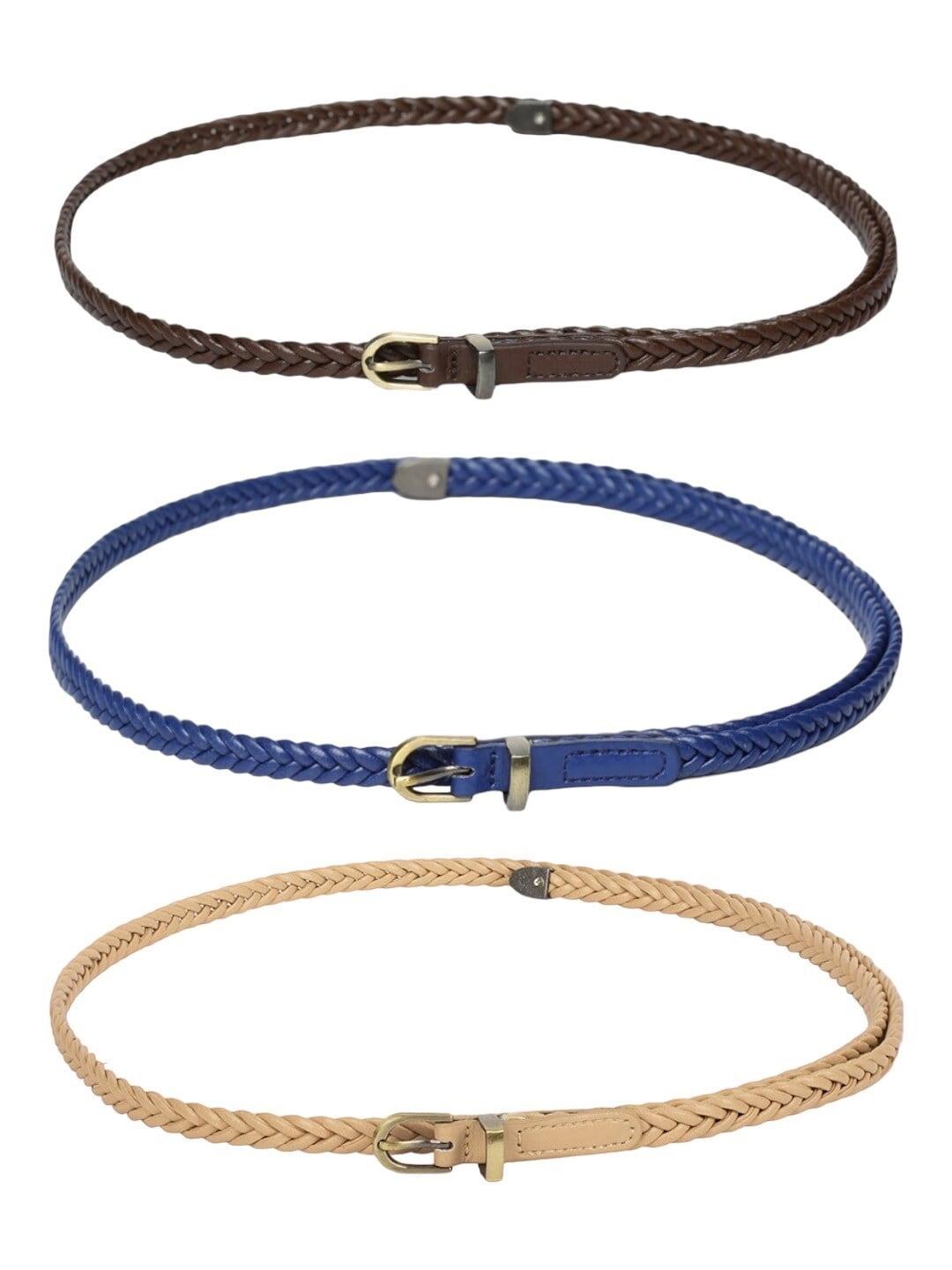 crusset girls set of 3 braided belts