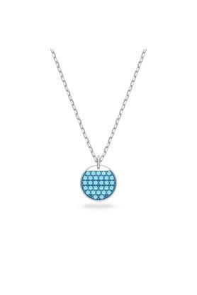 crystal stylish womens blue necklace