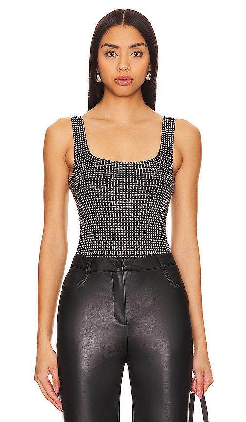 crystal modern tank bodysuit