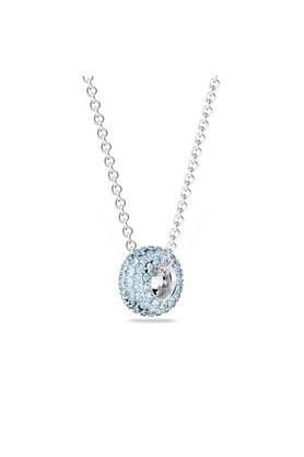 crystal stylish womens blue necklace