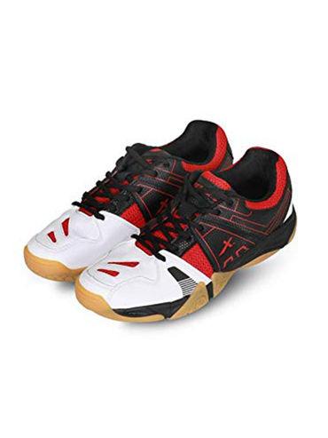 cs-2040 badminton shoes for men (white-black)
