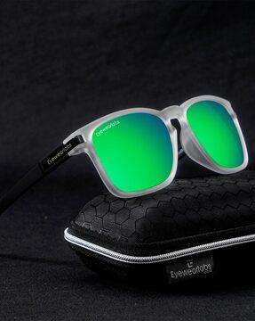 csubzerogreensc3el1154 uv-protected square sunglasses