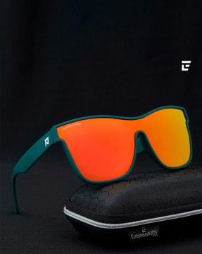 ctorpedoredsc1el1140 uv-protected square sunglasses