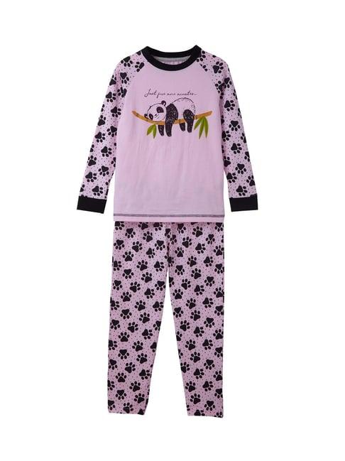 cub mcpaws girls night dress | full sleeve t-shirt & pyjama | 100% cotton kids nightwear