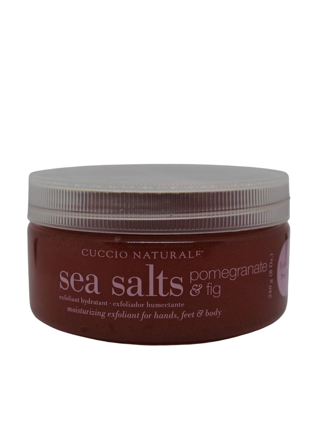 cuccio pomergranate & fig sea salt scrub 237gm