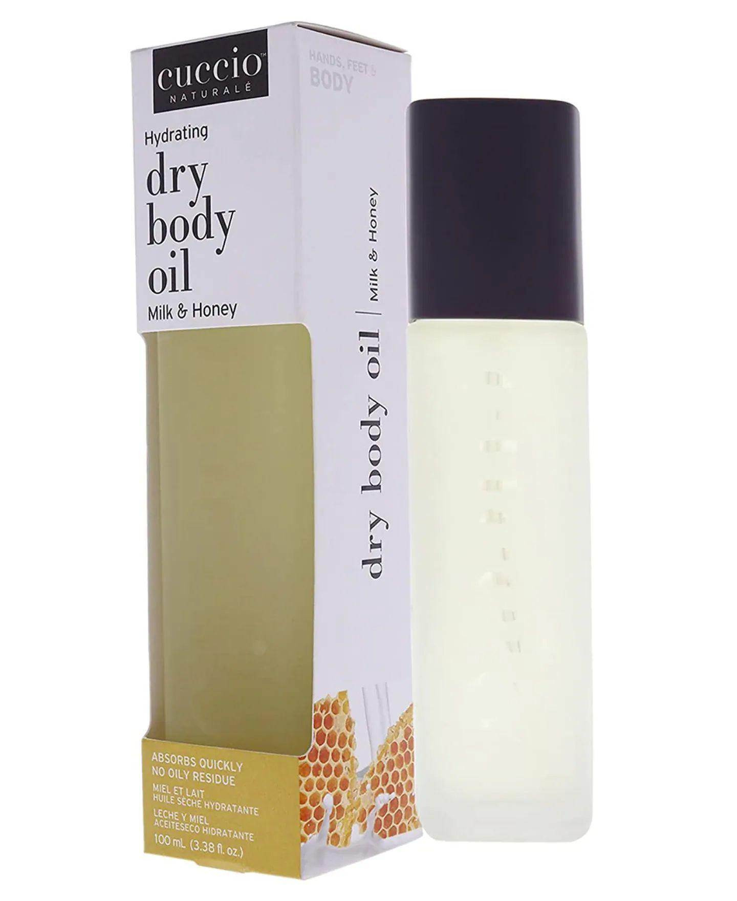 cuccio hydrating dry body oil with milk & honey - 100 ml