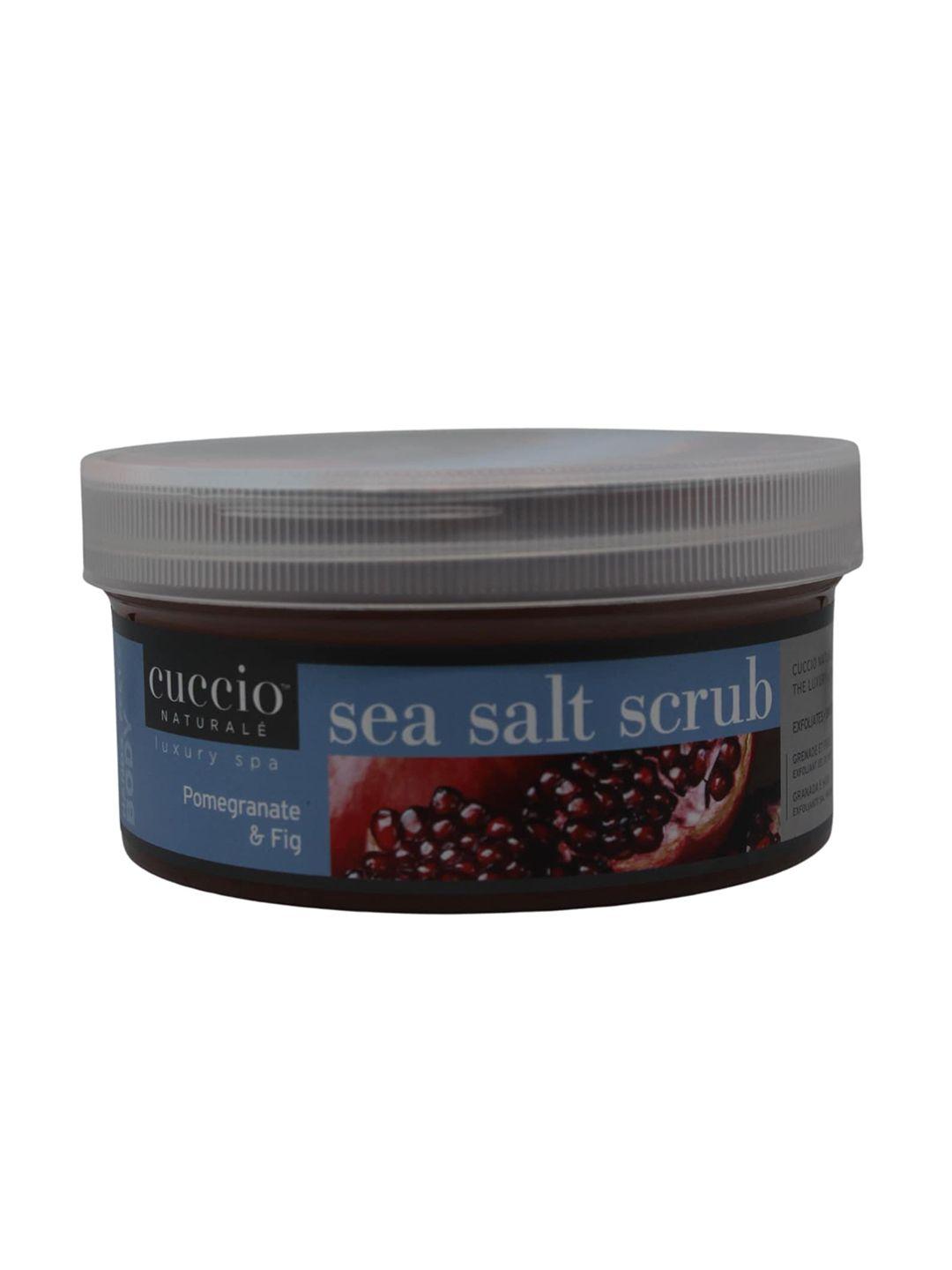 cuccio pomergranate & fig sea salt scrub 553gm