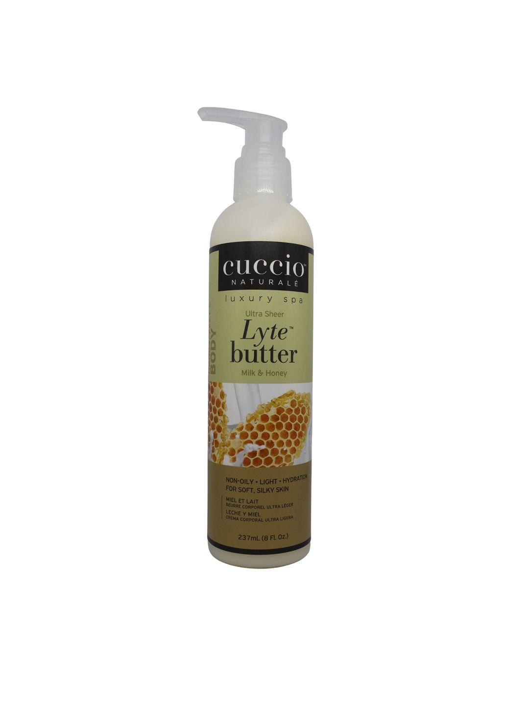 cuccio unisex milk & honey butter body lotion- 237 ml