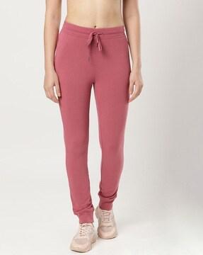 cuffed joggers with elasticated waist