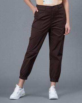 cuffed joggers with insert pockets