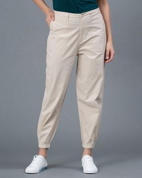 cuffed joggers with insert pockets