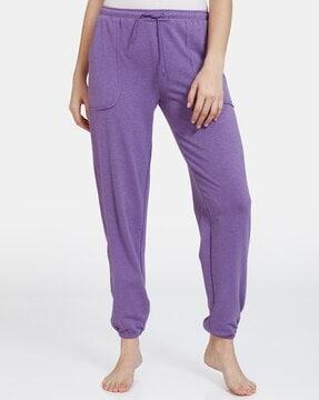 cuffed track pant with drawstring waist