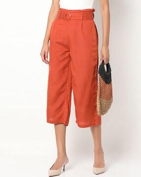 culottes with belted waist