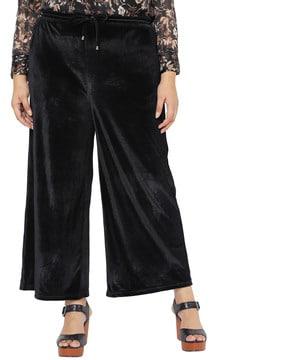 culottes with drawstring elasticated waist