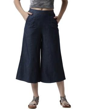 culottes with elasticated waist