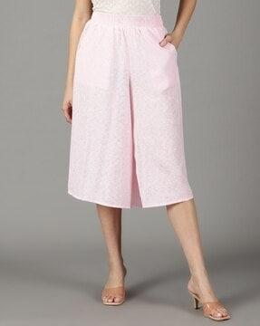 culottes with elasticated waist