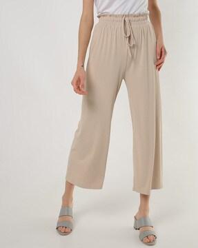 culottes with elasticated waist