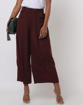 culottes with elasticated waistband