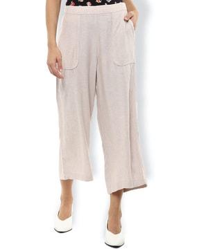 culottes with patch pockets