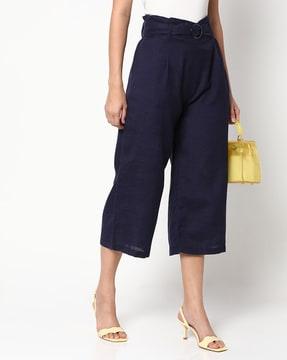 culottes with semi-elasticated waistband