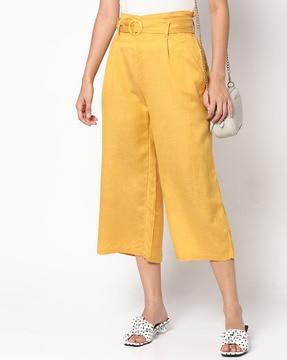 culottes with semi-elasticated waistband