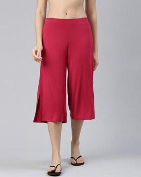 culottes with side slits