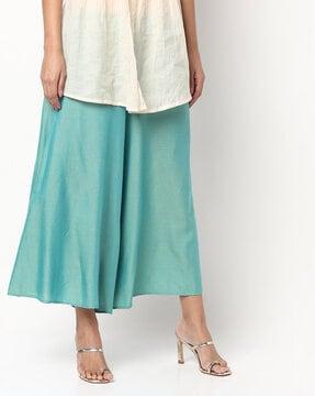 culottes with tasselled tie-up