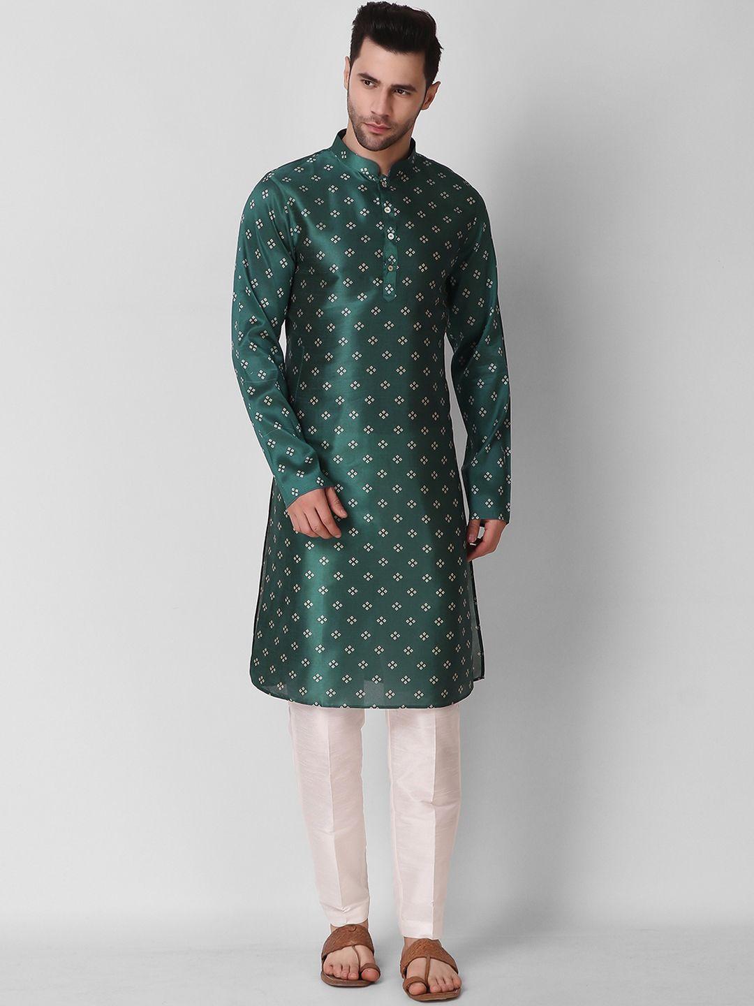 cult indie bandhani printed mandarin collar kurta