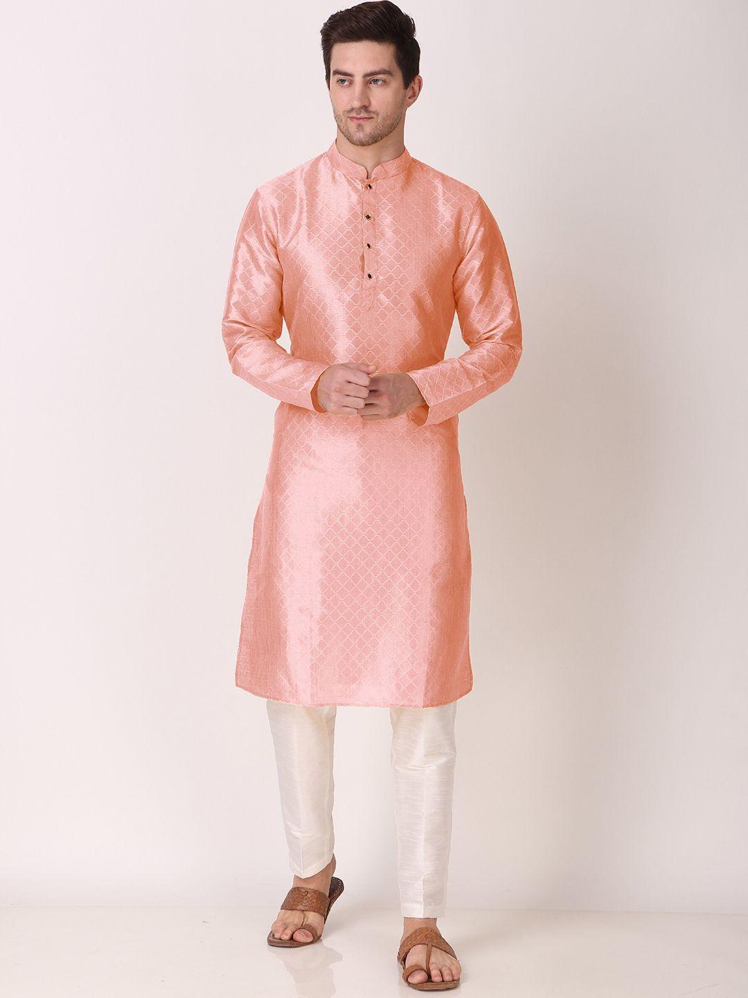 cult indie ethnic motifs woven design jacquard kurta