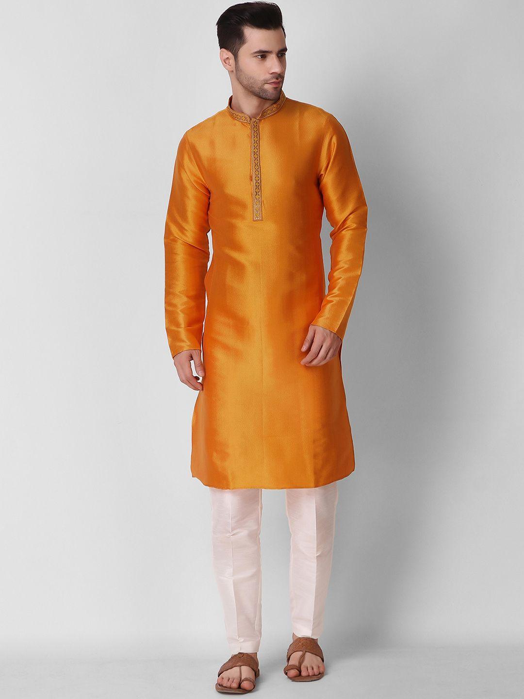 cult indie ethnic motifs woven design thread work kurta with pyjamas