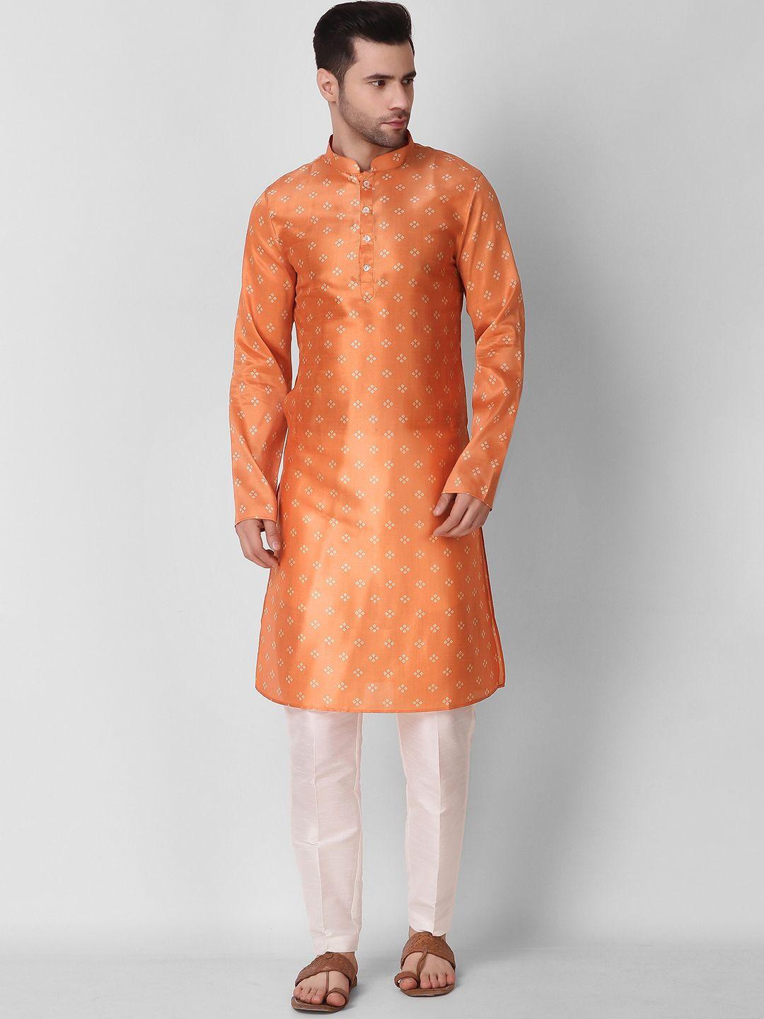 cult indie mandarin collar geometric printed straight kurta