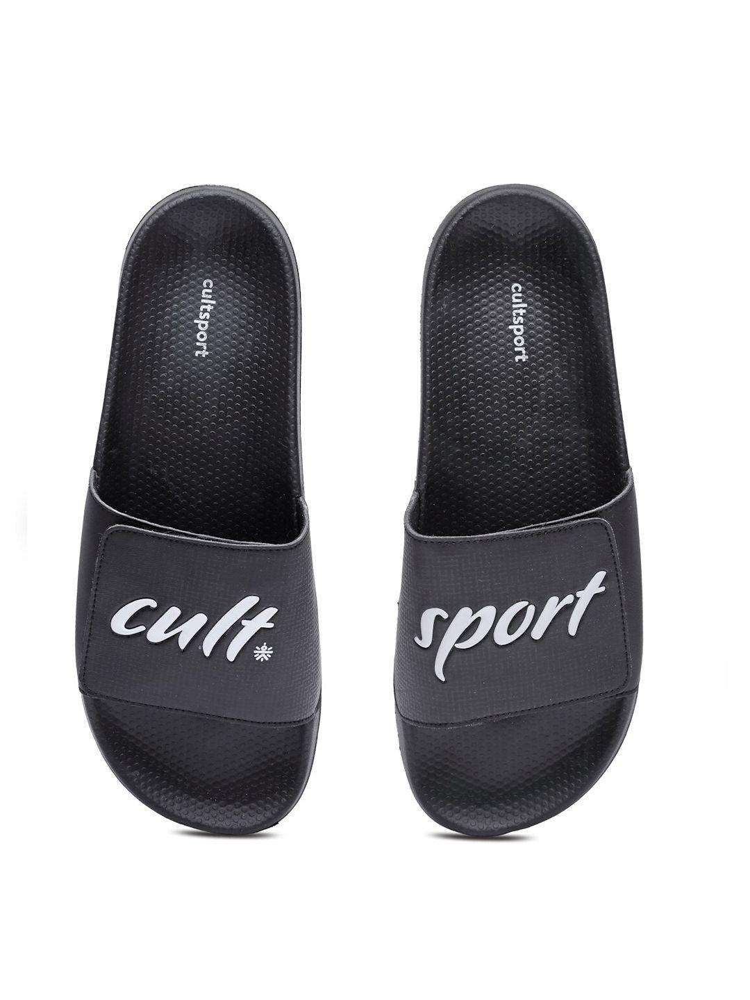 cultsport men black flip flops