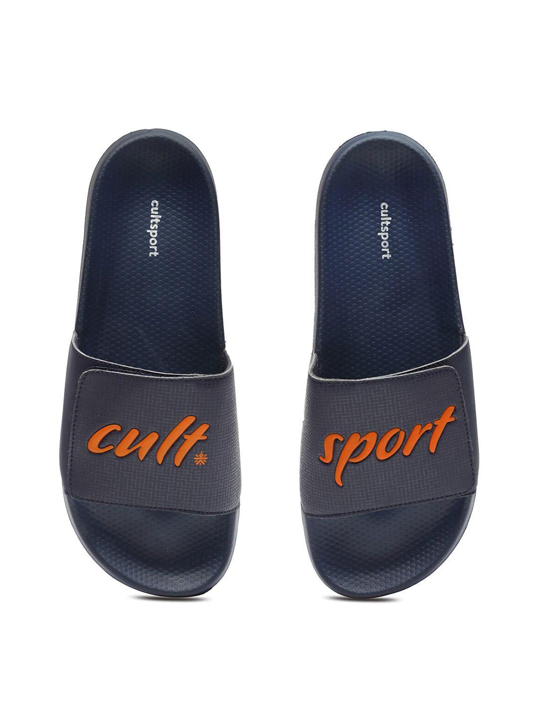 cultsport men navy blue flip flops