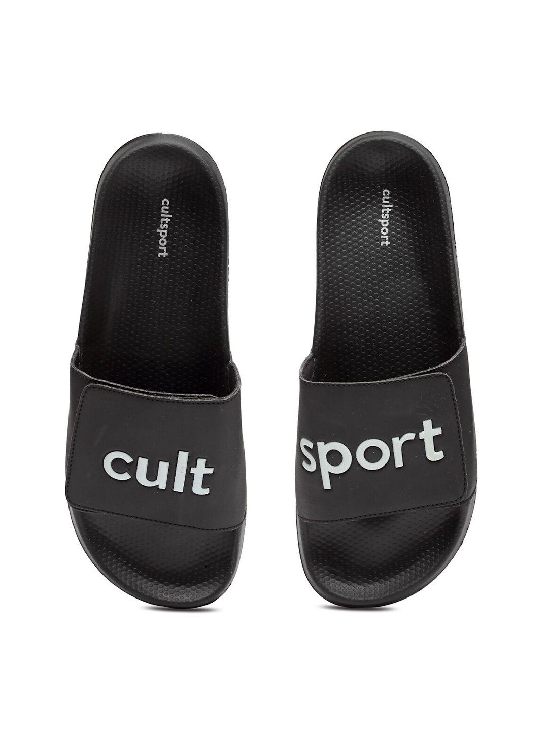 cultsport men black flip flops