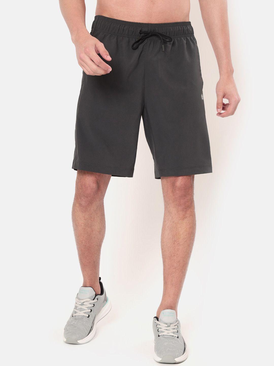 cultsport men grey solid shorts