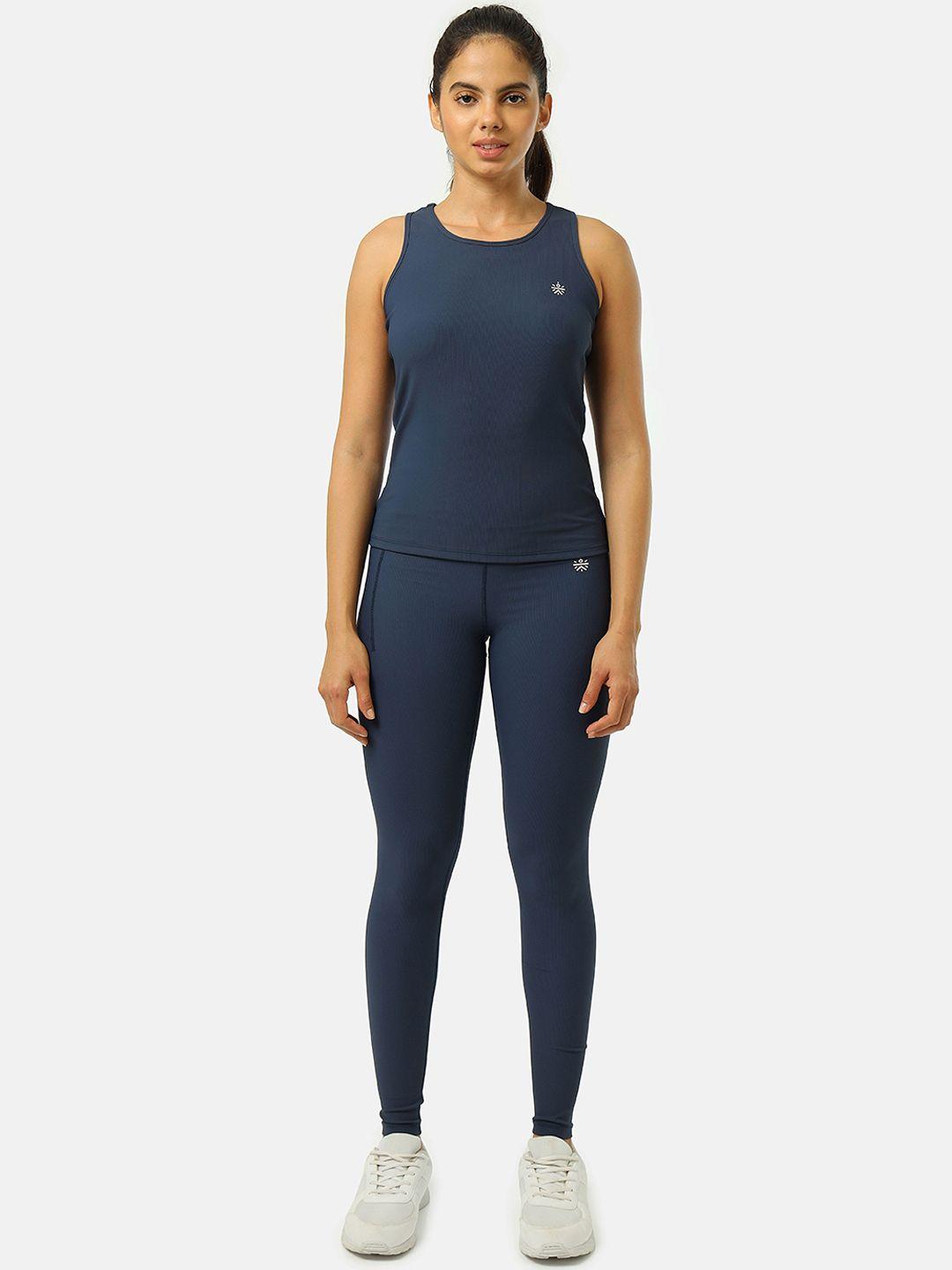 cultsport round neck sleeveless tank top with track pant