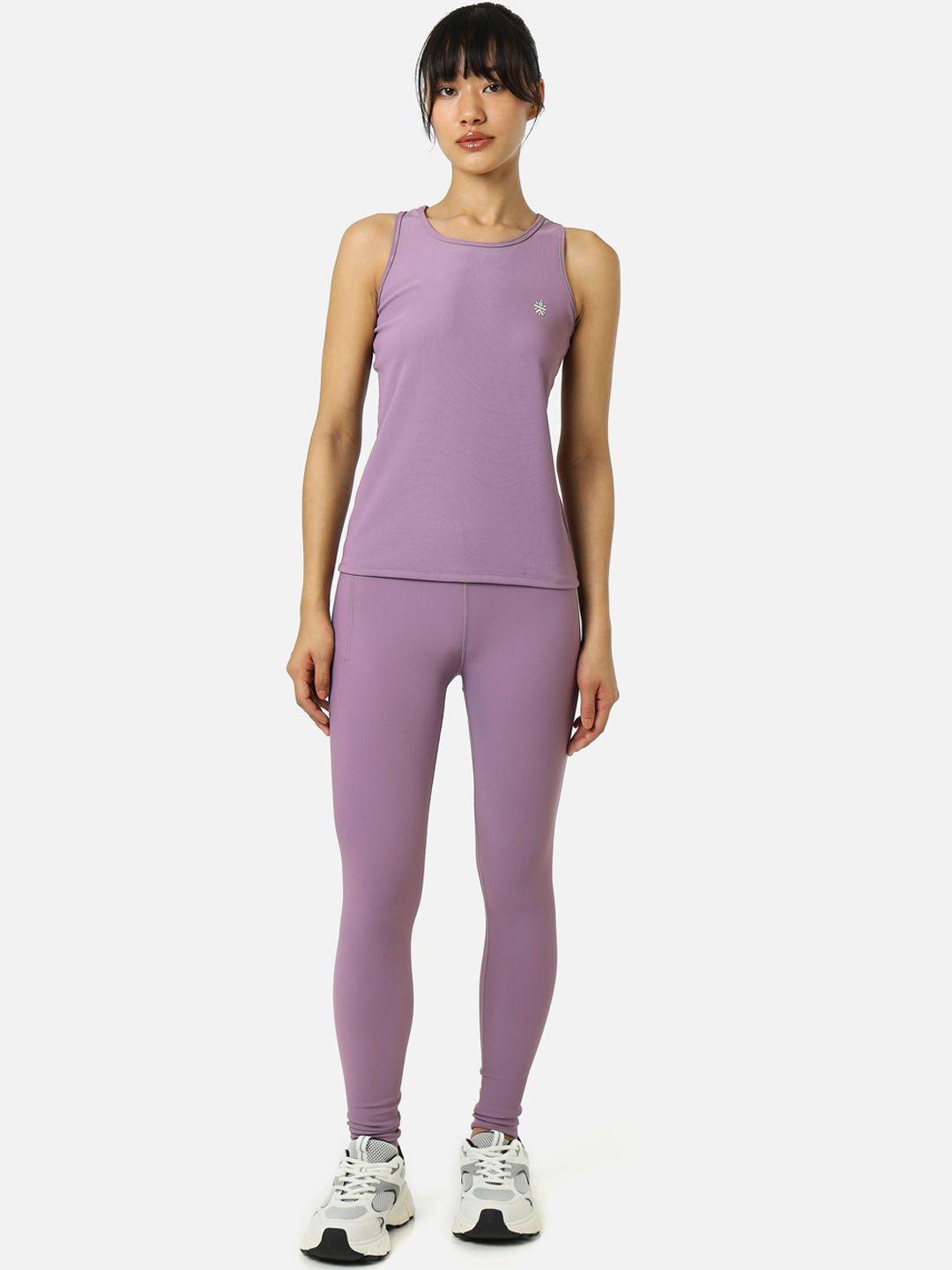 cultsport sleeveless sports top with leggings