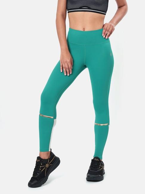 cultsport teal high rise tights