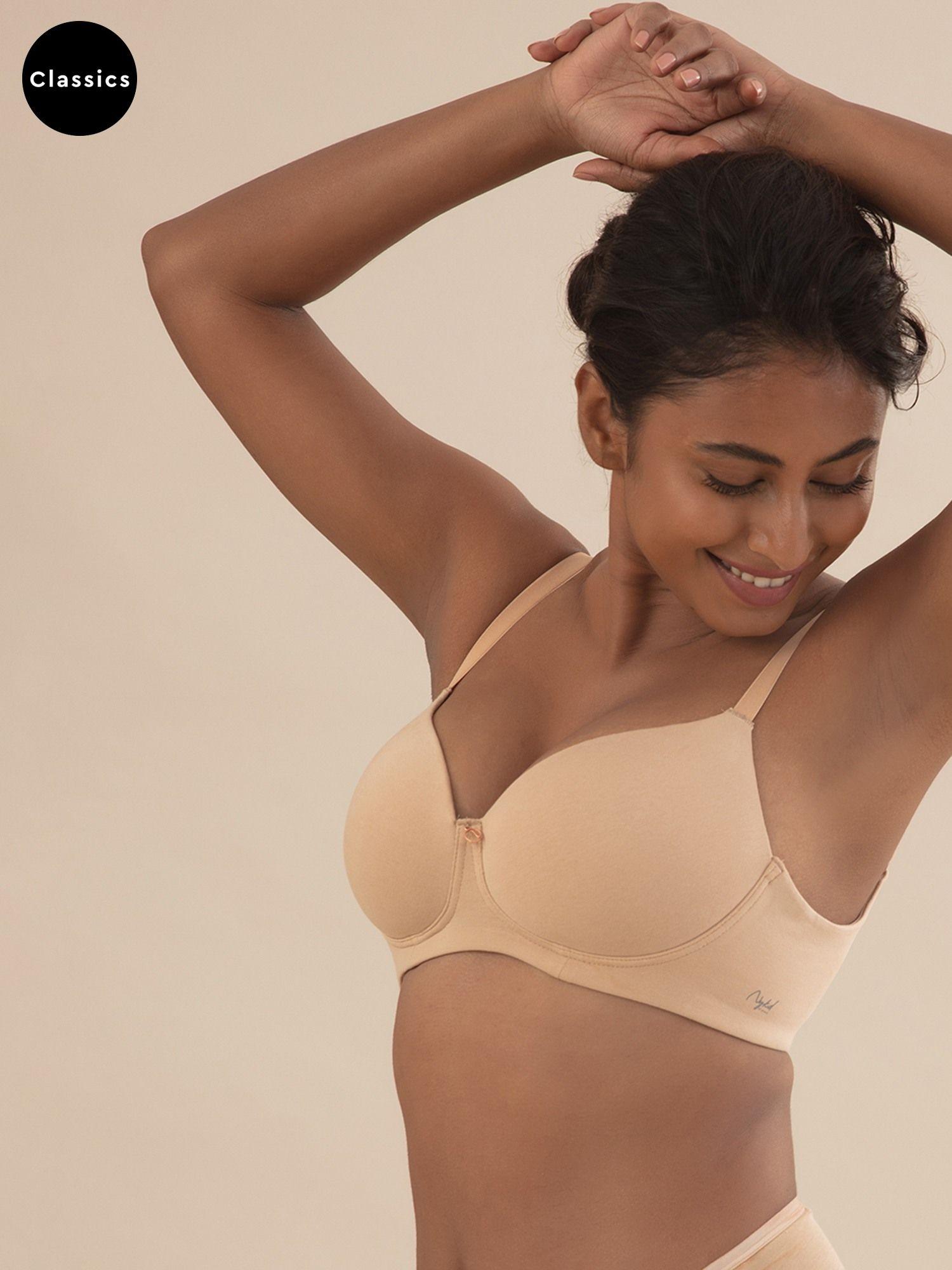 cups of joy wire-free shaping bra - sand nyb094