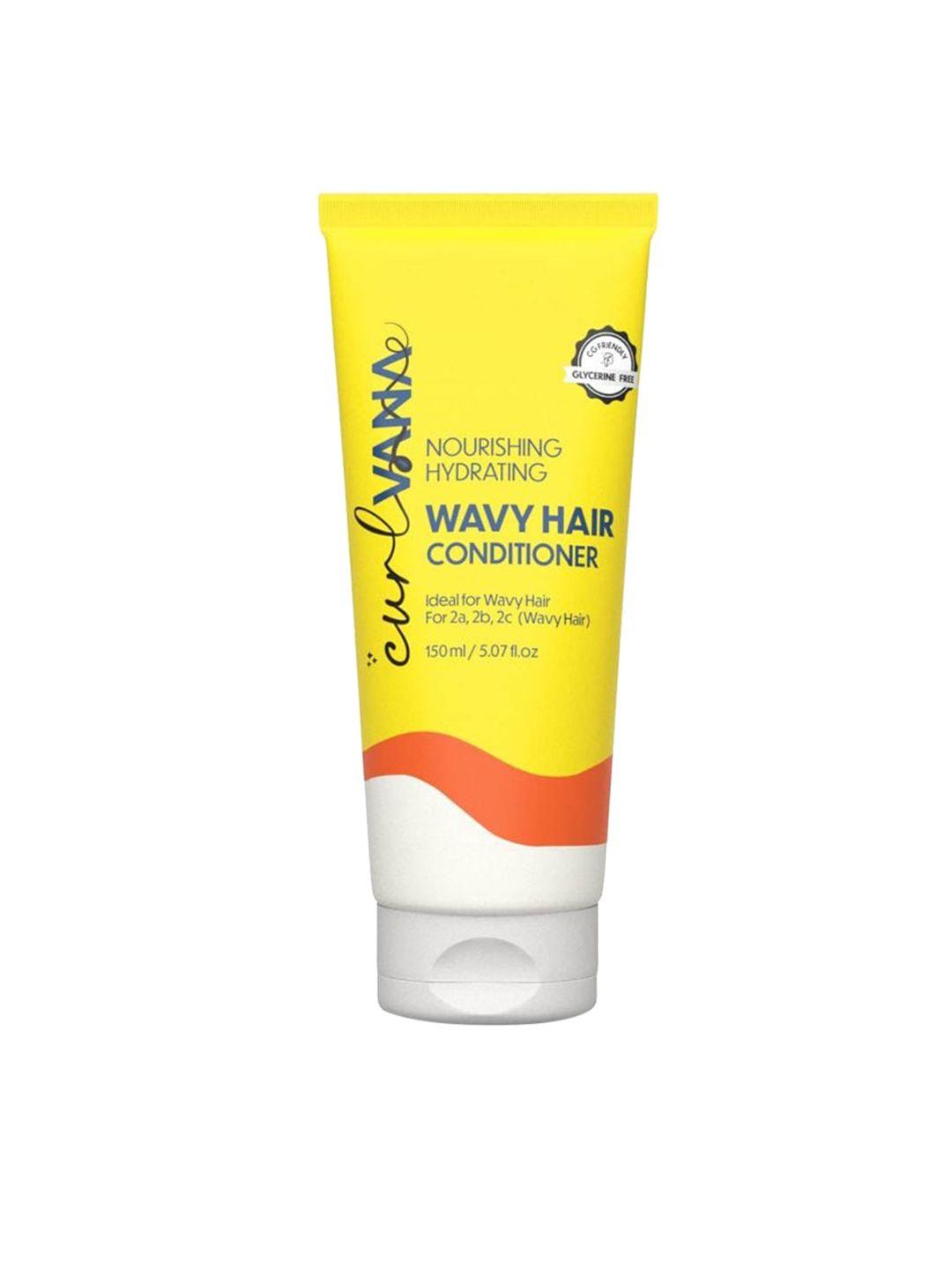 curlvana wavy hair conditioner for hydrating & nourishing - 150ml