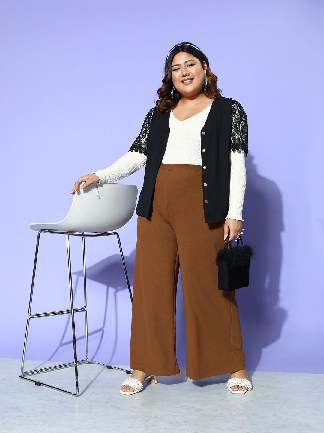 curve by kassually plus size trousers