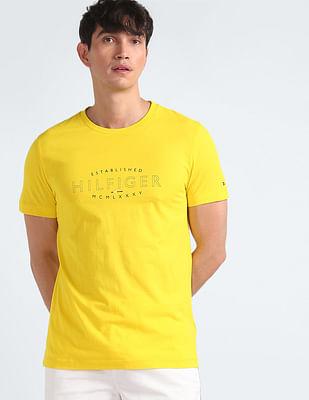 curve logo slim fit t-shirt