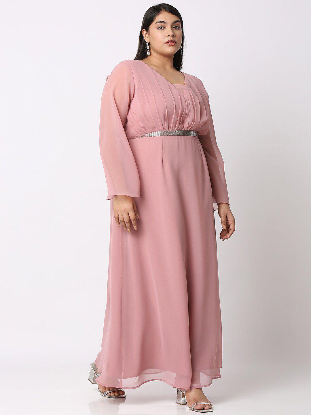 curves by mish georgette maxi dress