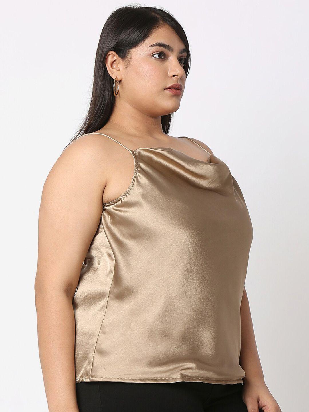 curves by mish plus size cowl neck top