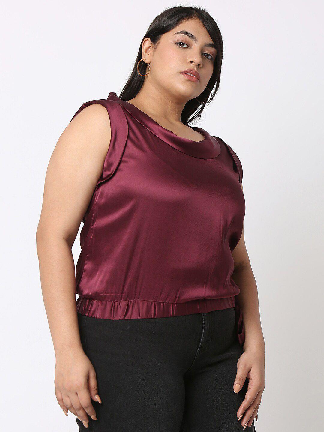 curves by mish plus size round neck top