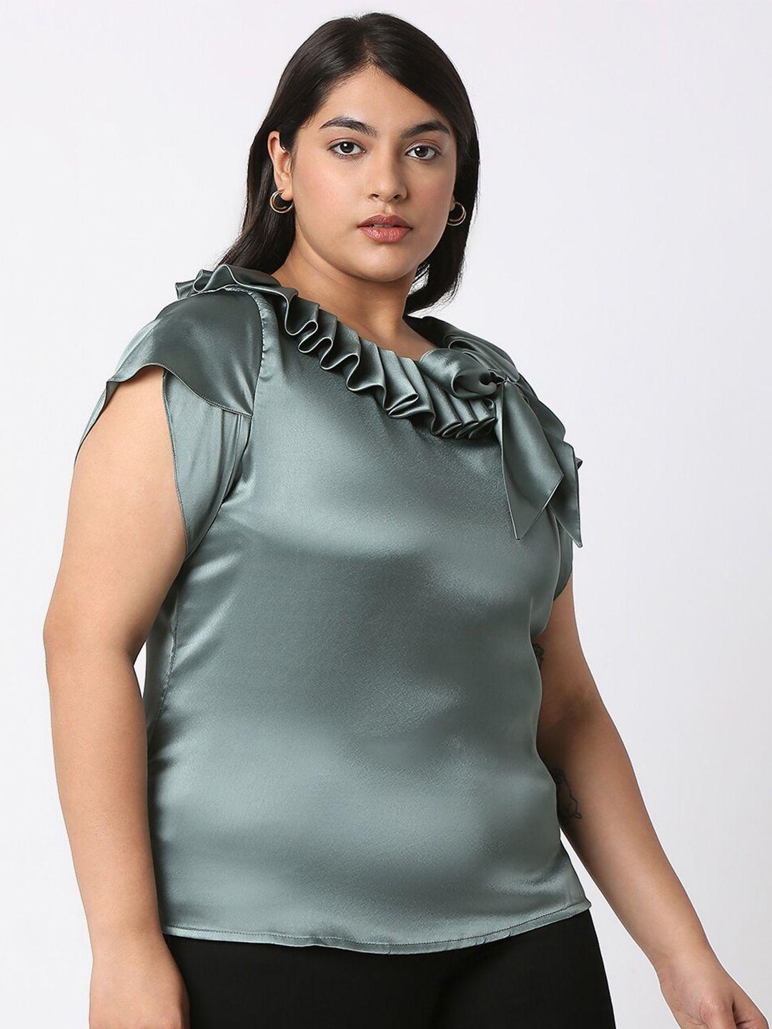 curves by mish plus size ruffles top